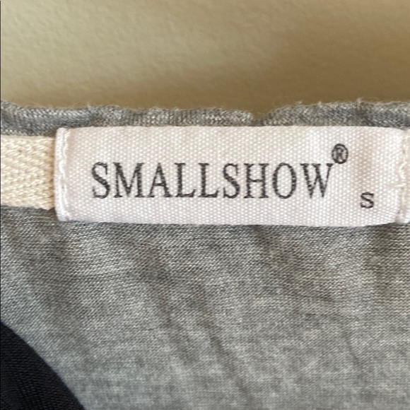 Nursing tops, set of 3-black, mauve & gray size S - Picture 5 of 8